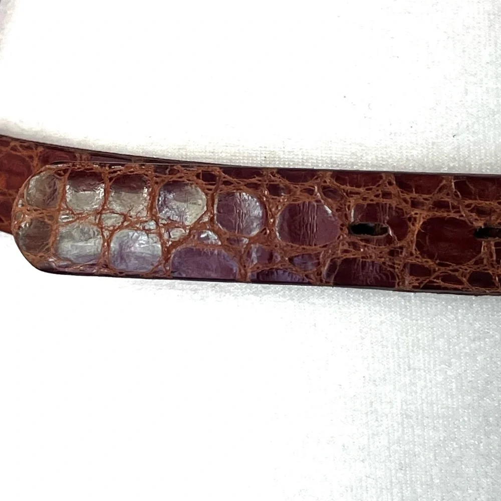 Vintage Men’s Stylugator Genuine Alligator Belt